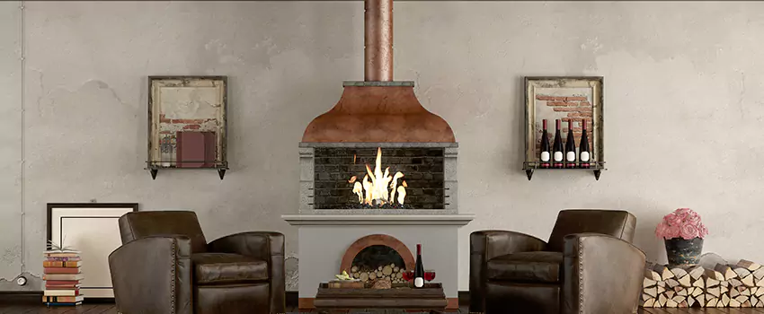 Thelin Hearth Products Providence Pellet Insert Fireplace Installation in San Angelo, TX